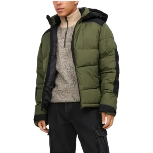 Cootis Jacke - Olivgrün , Herren, Größe: L - jack & jones - Modalova