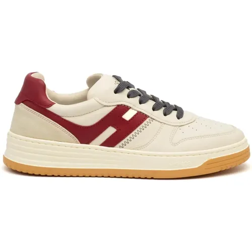 Weiße Leder Sneakers mit Memory Foam Sohle - Hogan - Modalova