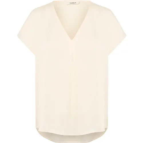 Feminine Short Sleeve Top , female, Sizes: M, L, XL, S, 2XL, XS - Soaked in Luxury - Modalova