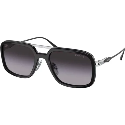 Sunglasses PR 57Zs , male, Sizes: 55 MM - Prada - Modalova