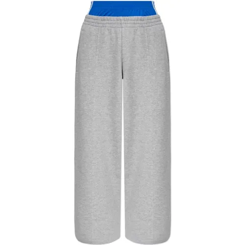 Weit geschnittene Sweatpants , Damen, Größe: L - adidas Originals - Modalova