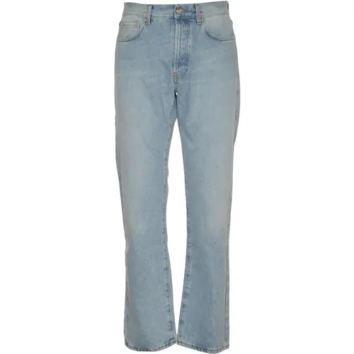 Straight Cut Jeans Subtle Wash , male, Sizes: W32, W33, W34, W31, W36 - Séfr - Modalova