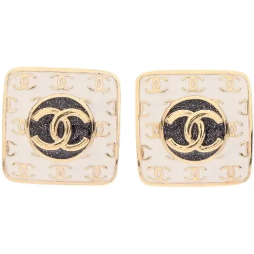 Pre-owned Metal earrings , female, Sizes: ONE SIZE - Chanel Vintage - Modalova