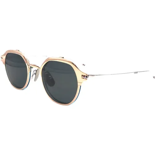 Neutral Sunglasses for Men Ss24 , male, Sizes: 46 MM - Thom Browne - Modalova