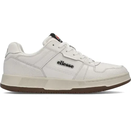 Weiße Crackle Sneakers für Männer , Herren, Größe: 42 EU - Ellesse - Modalova