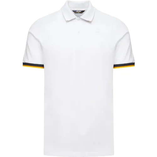 Vincent Logo Silicone Polo for Men , male, Sizes: S, M - K-way - Modalova