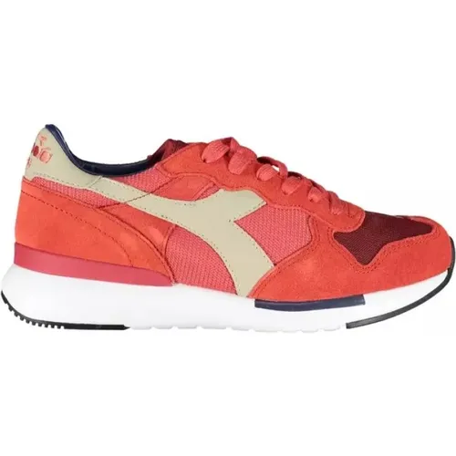 Pink Leather Sneakers , female, Sizes: 3 UK, 3 1/2 UK - Diadora - Modalova