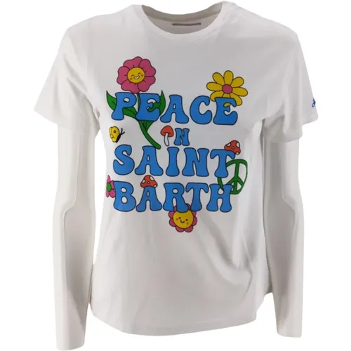 T-Shirts , female, Sizes: XS - MC2 Saint Barth - Modalova