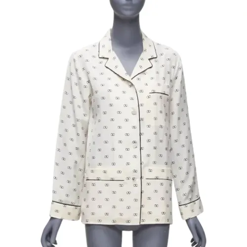 Pre-owned Silk tops , female, Sizes: 2XS - Valentino Vintage - Modalova