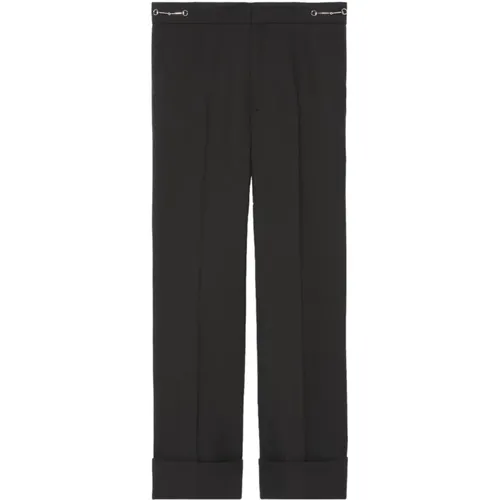 Wool Straight Leg Pants , female, Sizes: M, S, 2XS - Gucci - Modalova