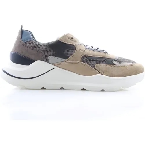 Chunky Beige Sneaker , Herren, Größe: 45 EU - D.A.T.E. - Modalova