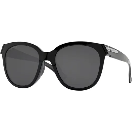 LOW KEY Sonnenbrille in Poliertes Schwarz/Prizm Schwarz , Damen, Größe: 54 MM - Oakley - Modalova