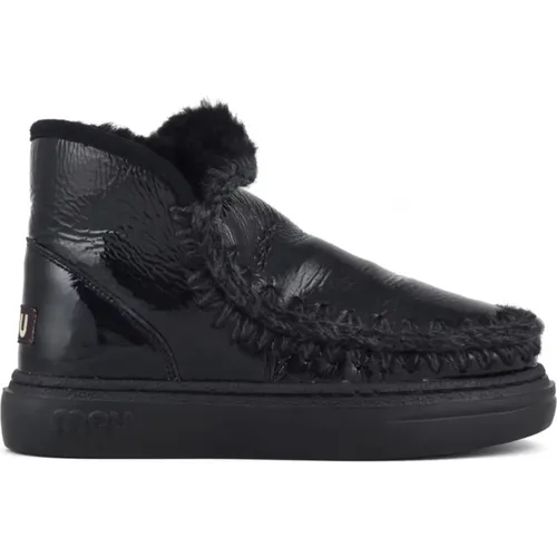 Winter Eskimo Sneaker Patent Leather Boots , female, Sizes: 3 UK - Mou - Modalova