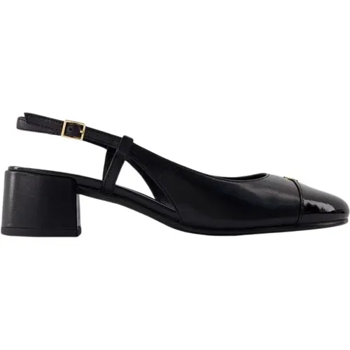 Leather Cap Toe Sandals , female, Sizes: 6 UK, 7 UK, 5 UK - TORY BURCH - Modalova