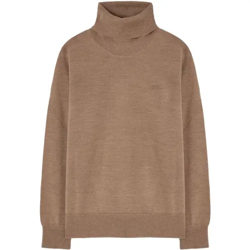 Sybille Logo Jersey Pullover , Herren, Größe: M - A.P.C. - Modalova