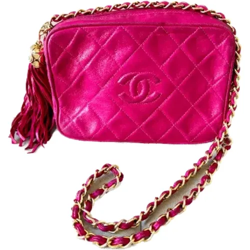 Pre-owned Leather chanel-bags , female, Sizes: ONE SIZE - Chanel Vintage - Modalova