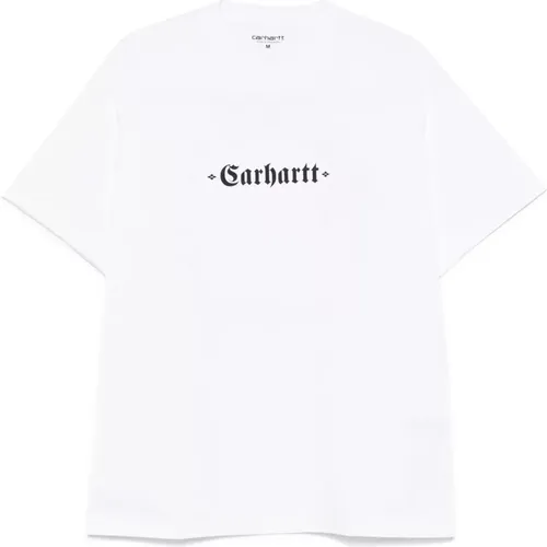 Greatest Hits T-Shirt in Weiß/Schwarz , Herren, Größe: L - Carhartt WIP - Modalova