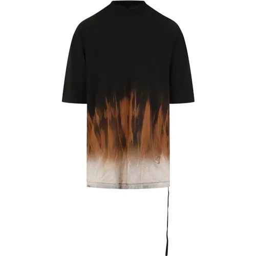 Schwarzes T-Shirt Aw24 , Herren, Größe: L - Rick Owens - Modalova