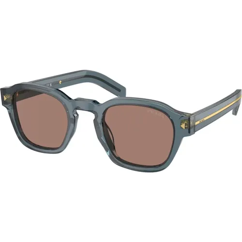 Stilvolle Sonnenbrille im trendigen Design , Herren, Größe: 52 MM - Prada - Modalova