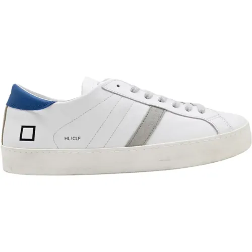 Low Calf White Bluette Sneakers , male, Sizes: 9 UK, 10 UK - D.a.t.e. - Modalova