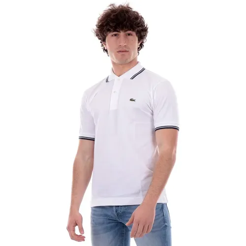 Gestreiftes Kragen Polo Shirt - Lacoste - Modalova