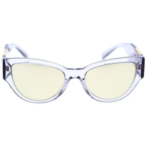 Bold and Classy Cat-Eye Sunglasses , unisex, Sizes: 55 MM - Versace - Modalova
