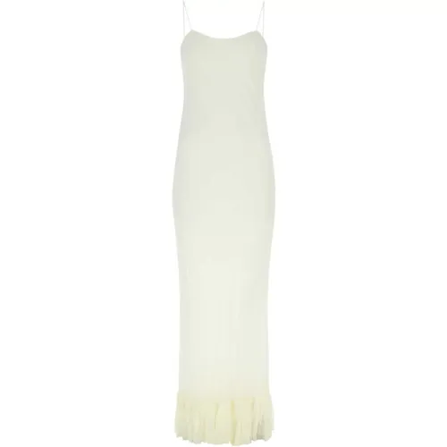 Elegant Ivory Silk Dress Khaite - Khaite - Modalova