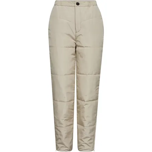 Quilted Puffer Pants Frostycc 127-Champagne , female, Sizes: XL, S, XS, L, M - Co'Couture - Modalova