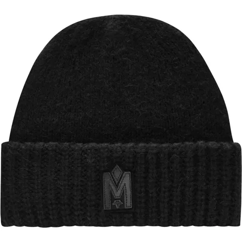Schwarze Logo Beanie für Männer - Mackage - Modalova