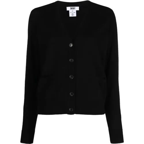 L/s cardigan , female, Sizes: XL - DKNY - Modalova