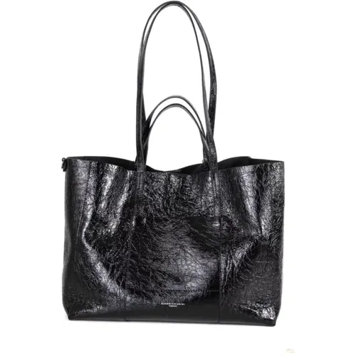 Große Schwarze Handtasche , Damen, Größe: ONE Size - Gianni Chiarini - Modalova