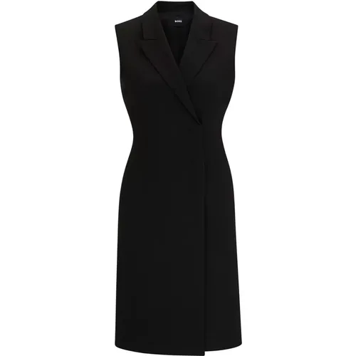 Sleeveless Blazer Style Dress , female, Sizes: M, L, S - Hugo Boss - Modalova