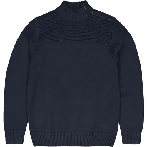 Dunkelblaues Mock Button Pullover Butcher of - Butcher of Blue - Modalova