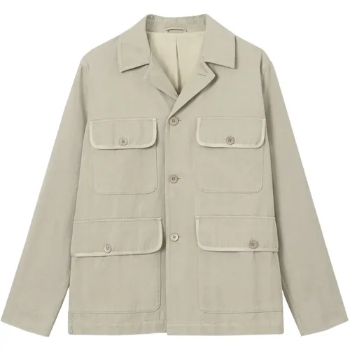 Light Jackets , male, Sizes: S - Wood Wood - Modalova