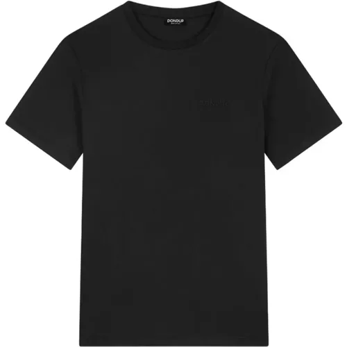 Kurzarm T-Shirt , Herren, Größe: 2XL - Dondup - Modalova