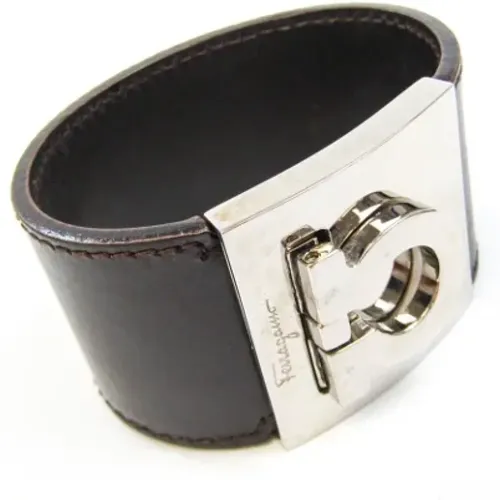 Pre-owned Leather bracelets , unisex, Sizes: ONE SIZE - Salvatore Ferragamo Pre-owned - Modalova