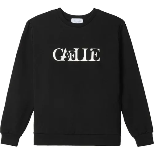 Schwarzer Pullover Casual Trendy Minimalistisch - Gaëlle Paris - Modalova