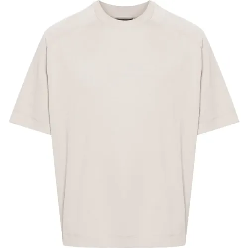 Dove Grey T-shirts und Polos , Herren, Größe: XL - Emporio Armani - Modalova