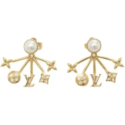 Pre-owned Metal earrings , female, Sizes: ONE SIZE - Louis Vuitton Vintage - Modalova