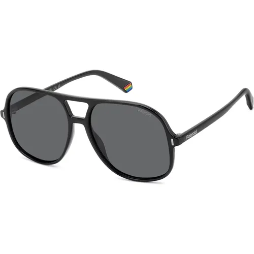 Grey Sunglasses , unisex, Sizes: 57 MM - Polaroid - Modalova