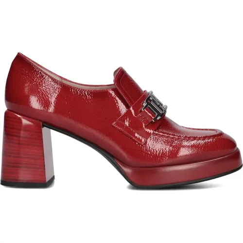 Rote Damen Slip-Ons Schuhe - Hispanitas - Modalova