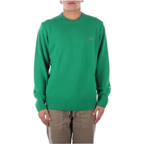 Logo Front Sweaters , Herren, Größe: L - Lacoste - Modalova