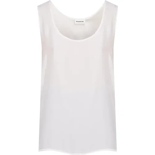 Sleeveless Elegant Shirt , female, Sizes: L, M, S - P.a.r.o.s.h. - Modalova