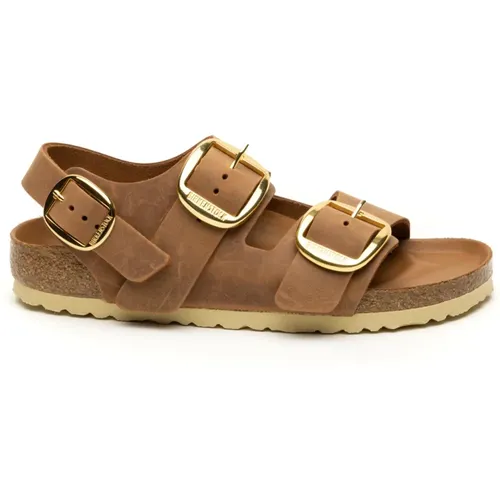 Milano Big Buckle Sandalen , Damen, Größe: 37 EU - Birkenstock - Modalova