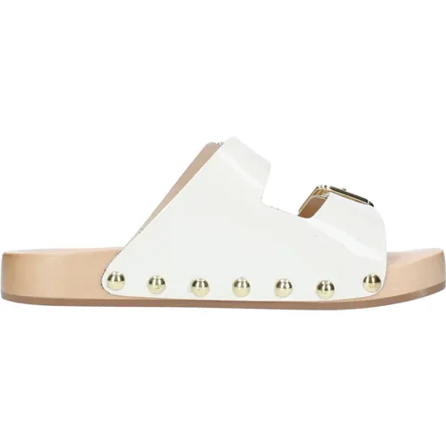 Sandalen Creme , Damen, Größe: 37 EU - NCUB - Modalova