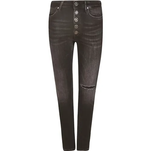 Stylish Trousers , female, Sizes: W26, W27, W30, W25 - Dondup - Modalova