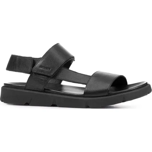 Flat Sandals for Men , male, Sizes: 10 UK - Geox - Modalova