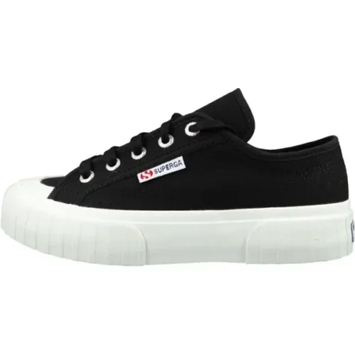 Schnürschuhe Schwarz Damen , Damen, Größe: 39 EU - Superga - Modalova