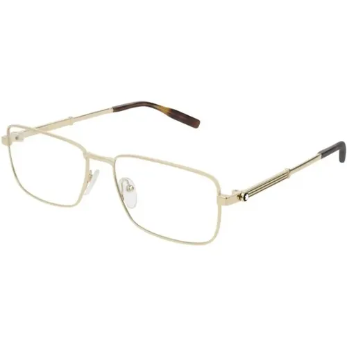 Stilvolle Brille für Eleganz , unisex, Größe: 56 MM - Montblanc - Modalova