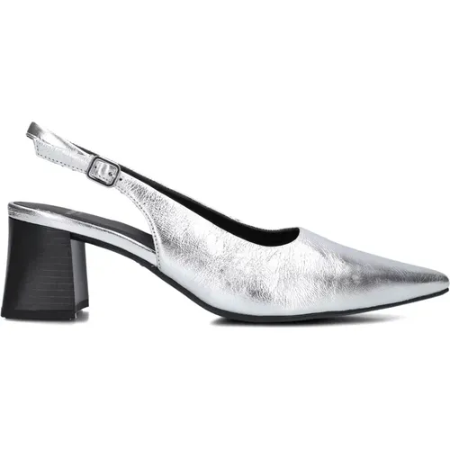 Silberne Slingback Pumps Altea 5740 , Damen, Größe: 40 EU - Vagabond Shoemakers - Modalova